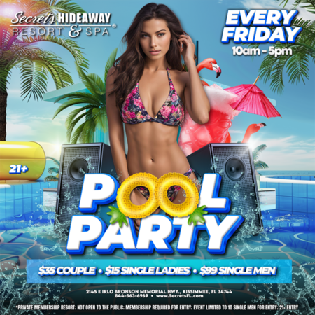 Pool Party 10am-5pm - i.Candy Lifestyle® Hallowsweet™